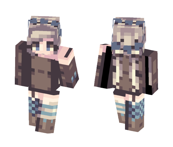 Faded flowers - Female Minecraft Skins - image 1