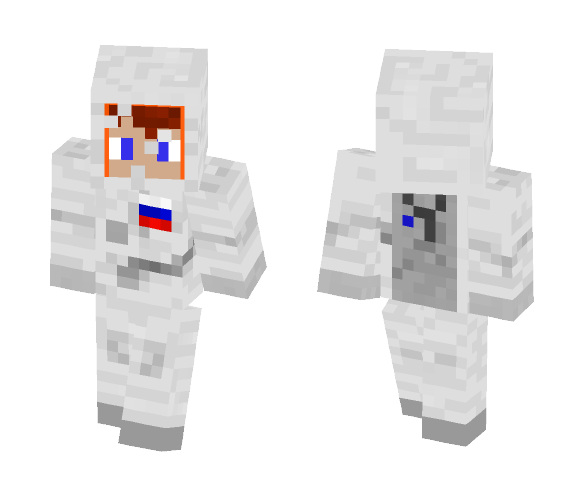 Cosmonaut skin - Male Minecraft Skins - image 1