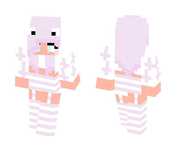 fixed edit pastel goth kitty - Female Minecraft Skins - image 1