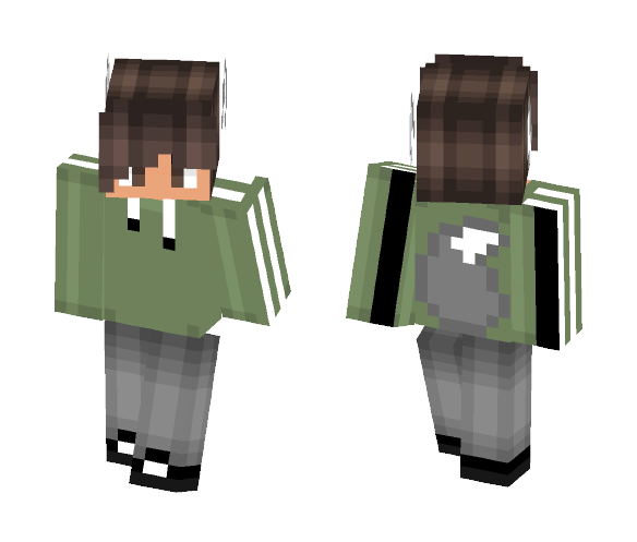 Wolf Boy (Improved Ears) - Boy Minecraft Skins - image 1