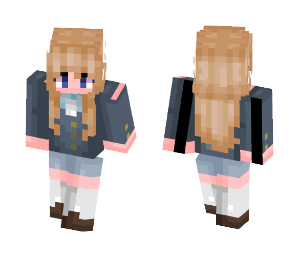 Mugi Kotobuki K-ON skin series - Female Minecraft Skins - image 1