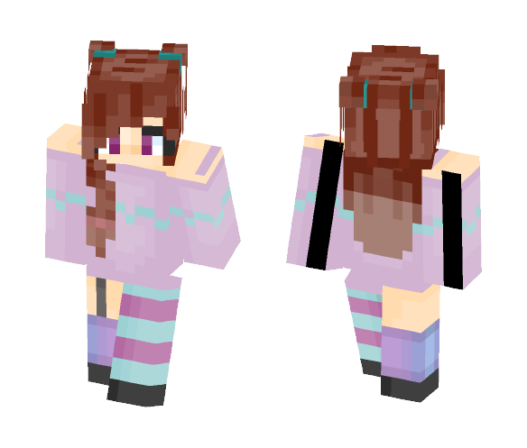Cotton Candy Cloud - Female Minecraft Skins - image 1
