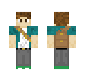 Explorer with Brown Hair