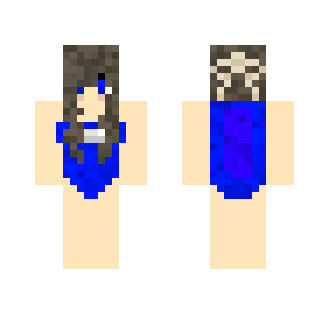 bathing girl