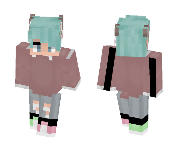 antlers + flowers x - Interchangeable Minecraft Skins - image 1