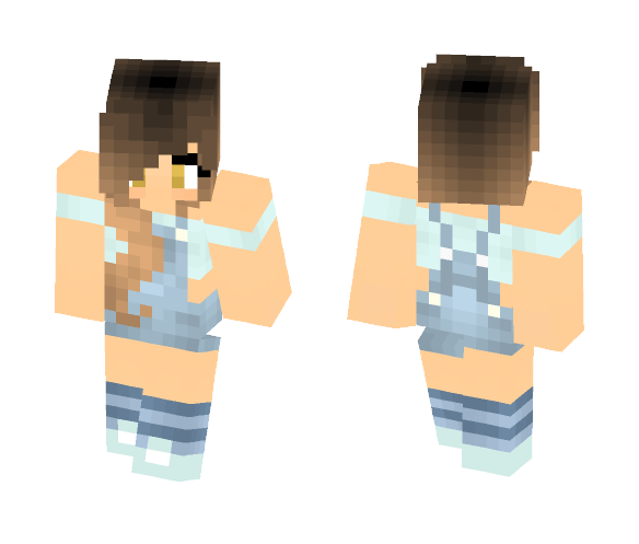 Golden glare - Female Minecraft Skins - image 1