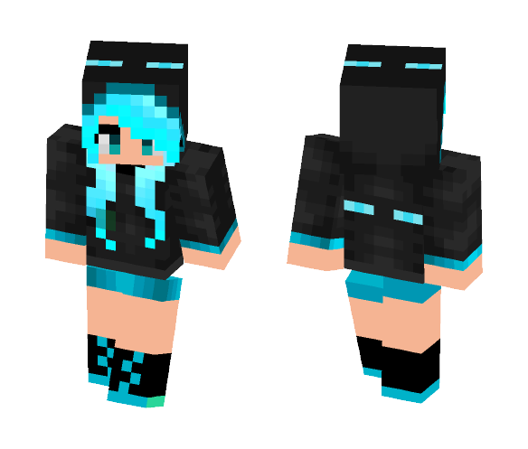 Cat eyed girl - Cat Minecraft Skins - image 1