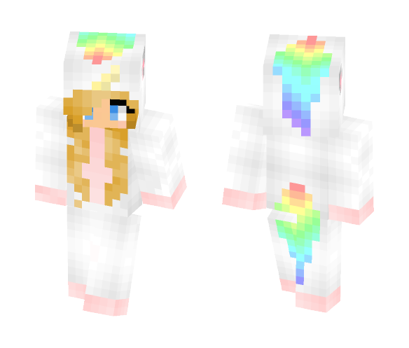 Cute Unicorn Girl - Cute Girls Minecraft Skins - image 1