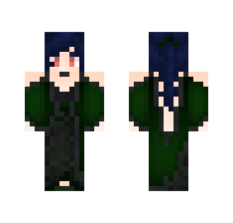 Lyhnn - Elegant dark mage woman - Female Minecraft Skins - image 2