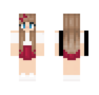 Red and White Girl Outfit
