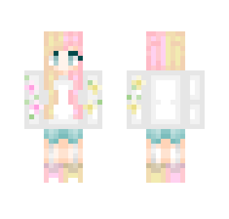 Banana&Strawberry Smoothie - Female Minecraft Skins - image 2