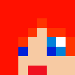 flame tip hair girl - Color Haired Girls Minecraft Skins - image 3