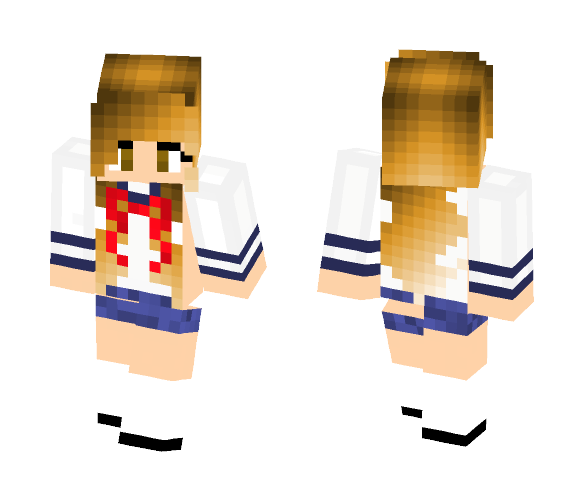Download Free Japanese school girl Skin for Minecraft image 1 Japanese school girl - Girl Minecraft Skins - image 1
