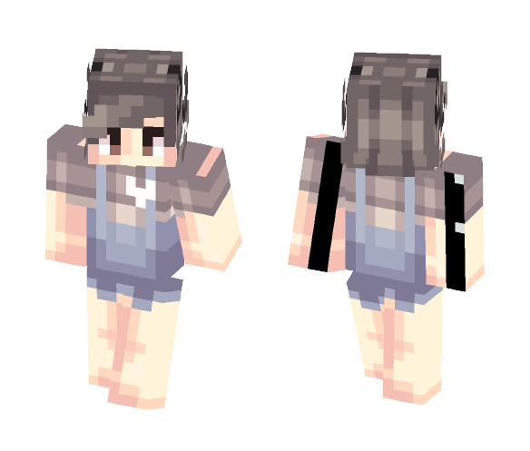 ᗷEᑎᒍI -OC- Female Vers in dec - Interchangeable Minecraft Skins - image 1