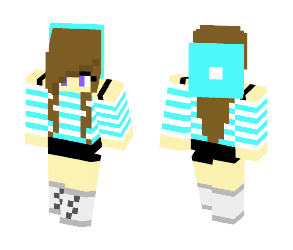 French Hat Skin - Female Minecraft Skins - image 1