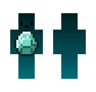 Man diamond - with face
