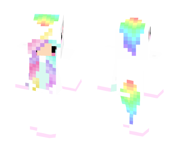 Rainbow Unicorn Girl - Girl Minecraft Skins - image 1
