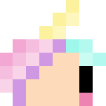 Download Free Rainbow Unicorn Girl Skin for Minecraft image 3 Rainbow Unicorn Girl - Girl Minecraft Skins - image 3