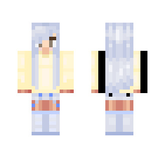 light blue yellow - Female Minecraft Skins - image 2