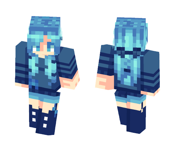 Download Free The girl who used to be cool Skin for Minecraft image 1 The girl who used to be cool - Girl Minecraft Skins - image 1