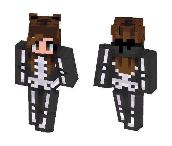 Spoopy Skelly - Female Minecraft Skins - image 1