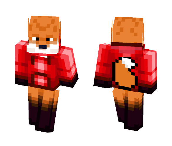 Download Free Fox warrior Skin for Minecraft image 1 Fox warrior - Male Minecraft Skins - image 1