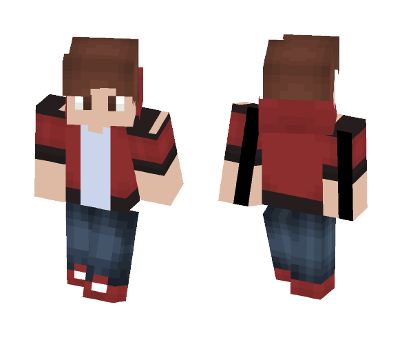 ThunderFoxYT Fall Skin - Male Minecraft Skins - image 1