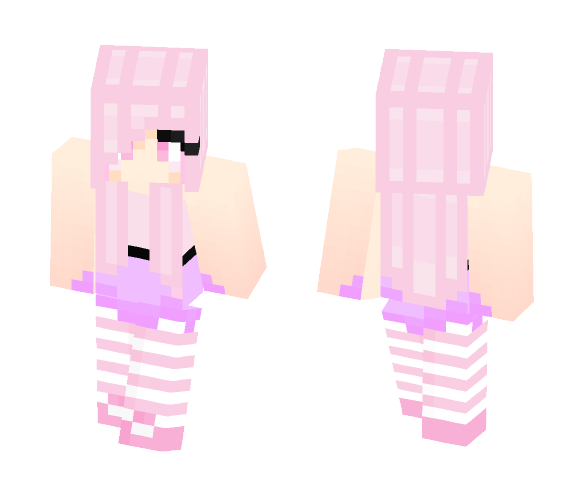 Pink Girl - Girl Minecraft Skins - image 1
