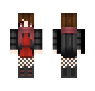 Fall and winter inspired dress ;o - Female Minecraft Skins - image 2