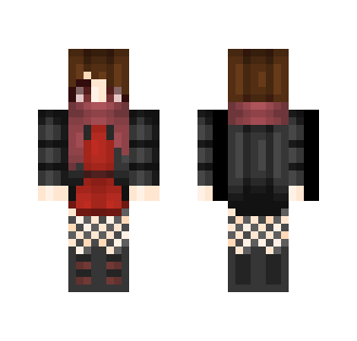 Fall and winter inspired dress ;o