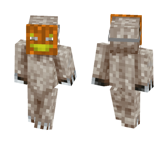 Download Free Halloween Sloth 1 Skin for Minecraft image 1 Halloween Sloth 1 - Halloween Minecraft Skins - image 1