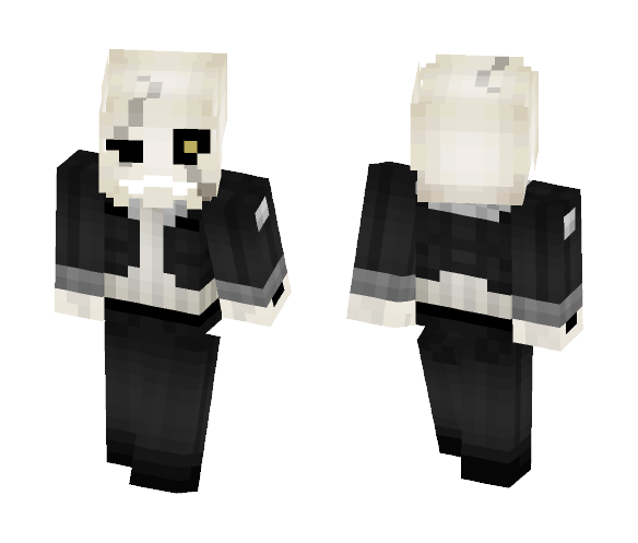 ~Underpatch/Echotale~ Gaster!Sans - Male Minecraft Skins - image 1