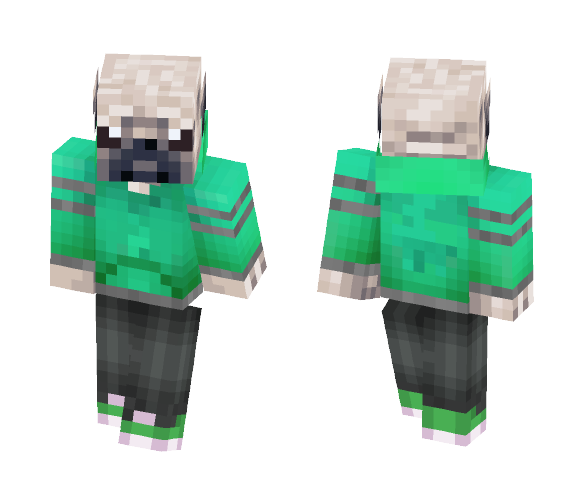 Pug Life woof woof XDDDDDDDDDD - Male Minecraft Skins - image 1