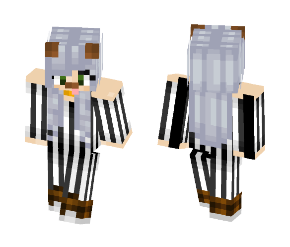 Girl with Dog Filter - Dog Minecraft Skins - image 1