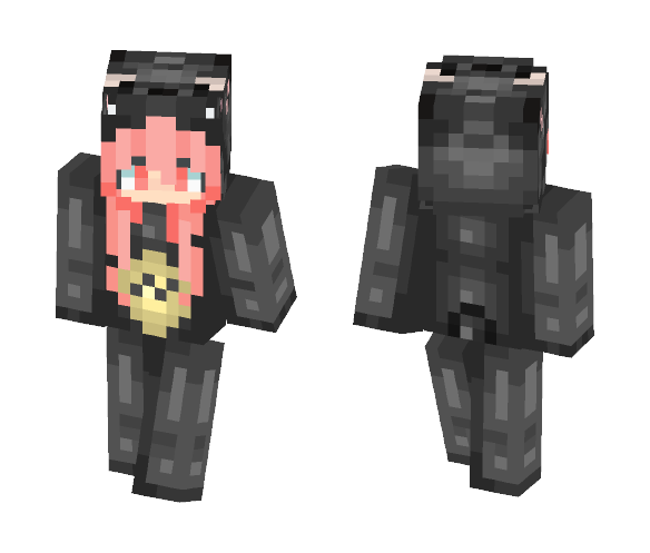 Download Free Totoro girl Skin for Minecraft image 1 Totoro girl - Girl Minecraft Skins - image 1