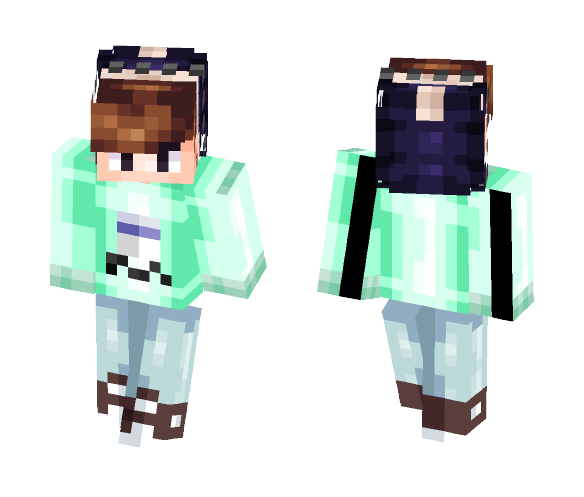 Milk. | OC Axel - Male Minecraft Skins - image 1