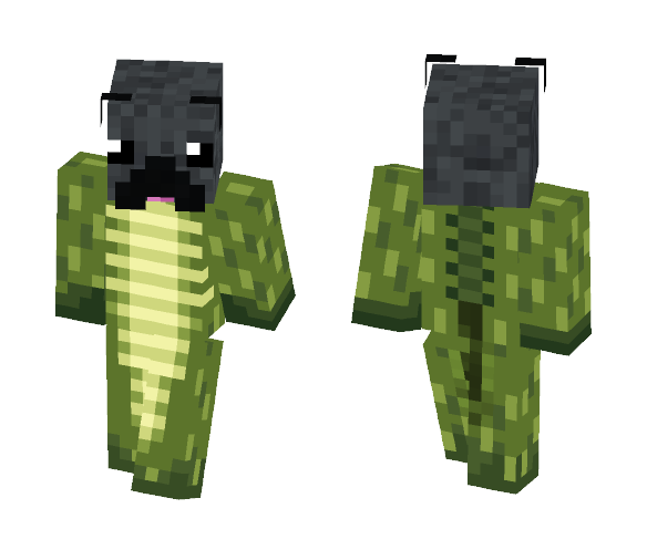 Black Pugalligator - Interchangeable Minecraft Skins - image 1