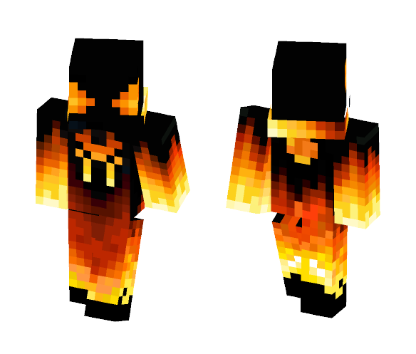 Flame Spiderman - Comics Minecraft Skins - image 1