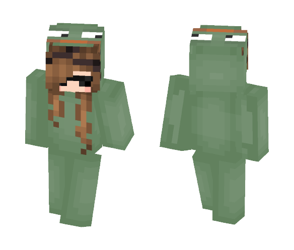 Pepe girl - Girl Minecraft Skins - image 1