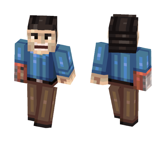 Ash Williams - Male Minecraft Skins - image 1