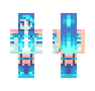 .•Many Shades Of Blue•. - Female Minecraft Skins - image 2
