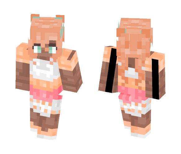 ORANGE | Rainbow Delights Series - Female Minecraft Skins - image 1