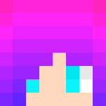 dyed hair girl - Color Haired Girls Minecraft Skins - image 3