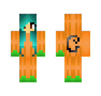 Pumpkin Onesie _George - Female Minecraft Skins - image 2
