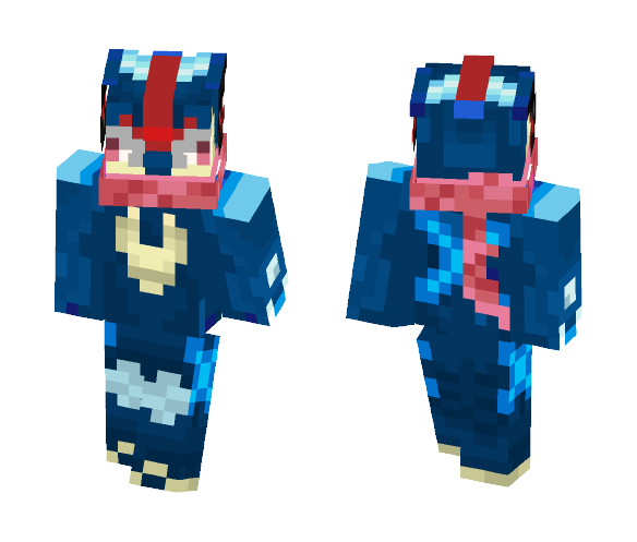 Ash-Greninja - Male Minecraft Skins - image 1