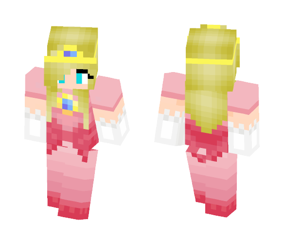 Princess Peach - Female Minecraft Skins - image 1