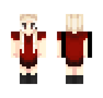 The Girl in the Red Dress - Girl Minecraft Skins - image 2