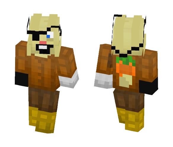 Pirate YellowBunny - Male Minecraft Skins - image 1