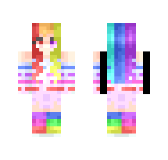 ≈•Rainbows In Motion•≈ - Female Minecraft Skins - image 2