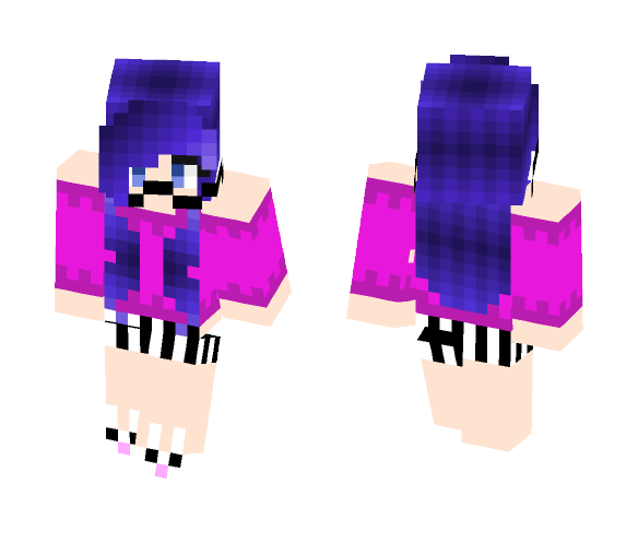 Download Free Pajama girl Skin for Minecraft image 1 Pajama girl - Girl Minecraft Skins - image 1